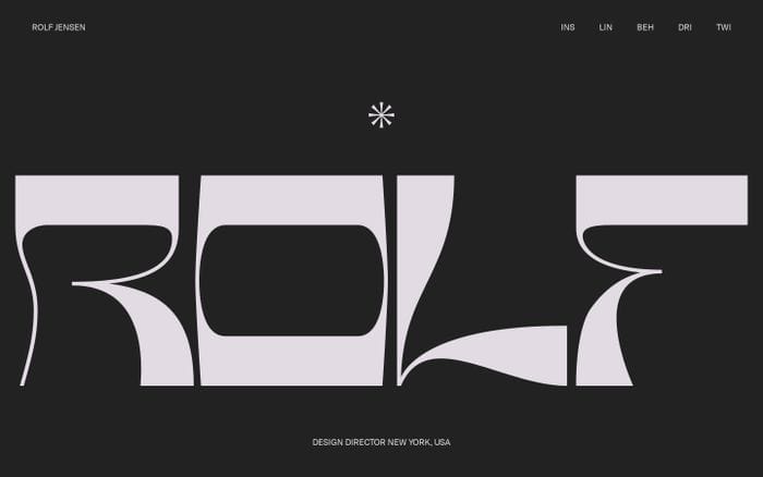 Rolf Jensen website preview