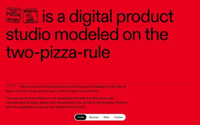Pizza Pizza website preview