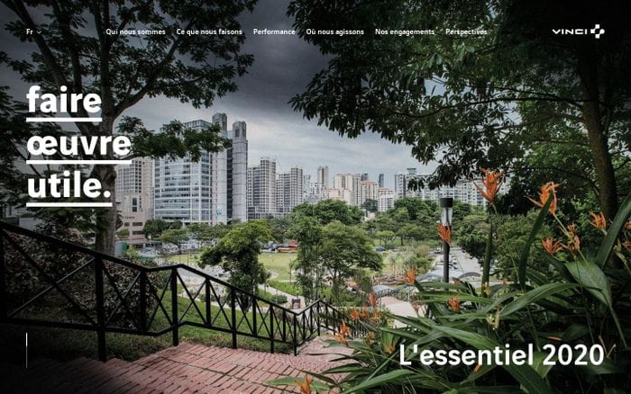 L’ESSENTIEL 2020 DE VINCI website preview