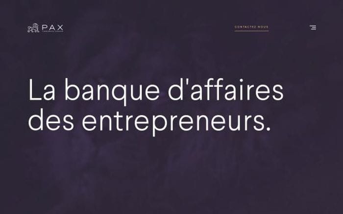 Pax website preview