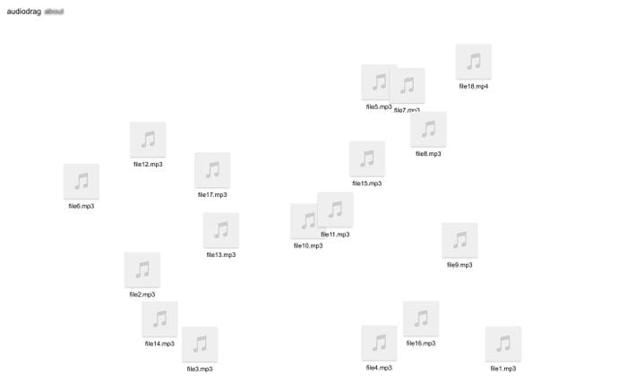 audiodrag website preview