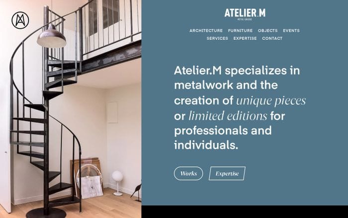 Atelier.M website preview