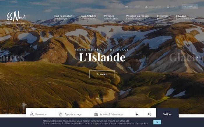 66nord website preview