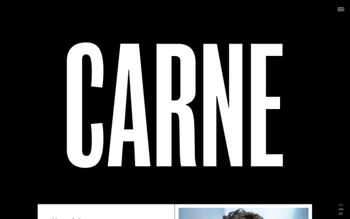 Info — CARNE website preview