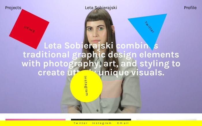 Leta Sobierajski website preview