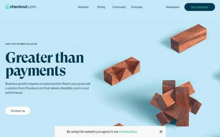 Checkout website preview