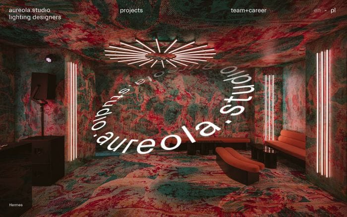 Aureola studio website preview