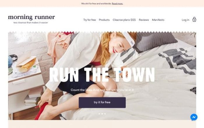 Morningrunner website preview