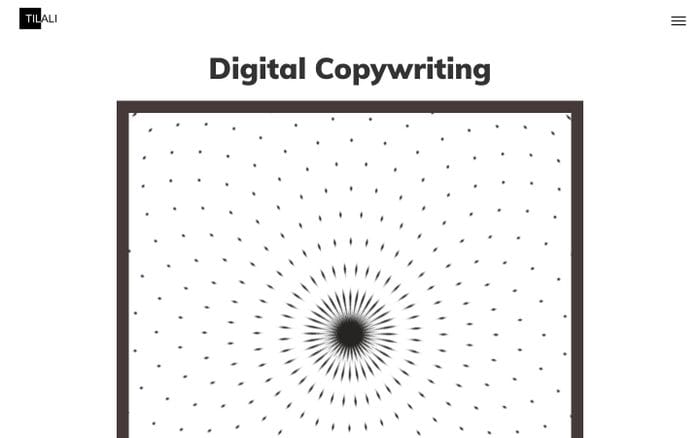 Digital copywriters website preview