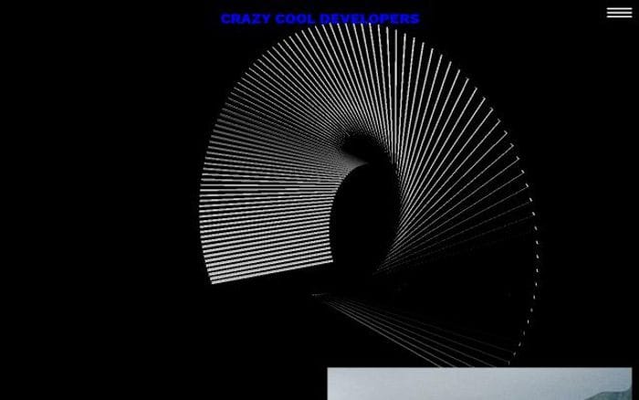 Crazycooldevelopers website preview