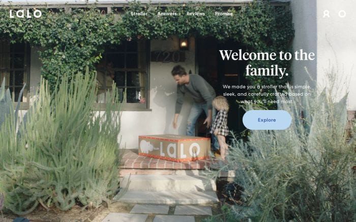 Lalo | A Modern Baby and Toddler Brand | Explore The Daily Stroller website preview
