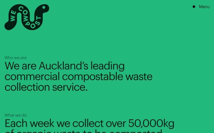 We Compost website preview
