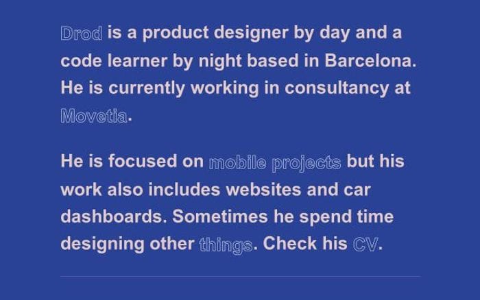 Drod website preview
