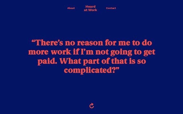 Heardatwork website preview