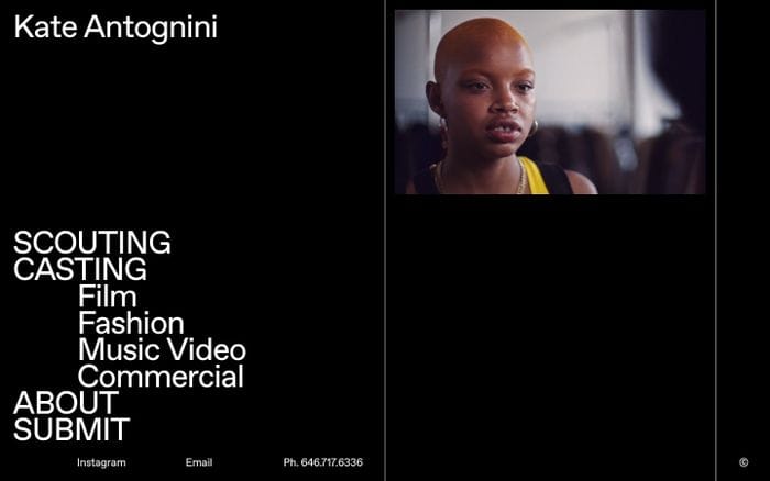 Kate Antognini website preview