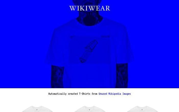 Wikiwear website preview