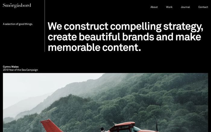 Smörgåsbord website preview