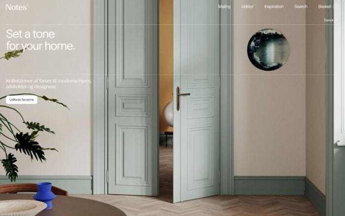 Notes of Colour website preview