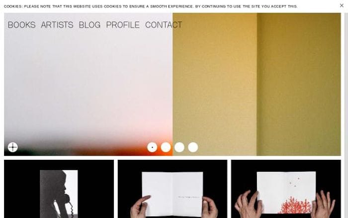 Blackbookpublications website preview