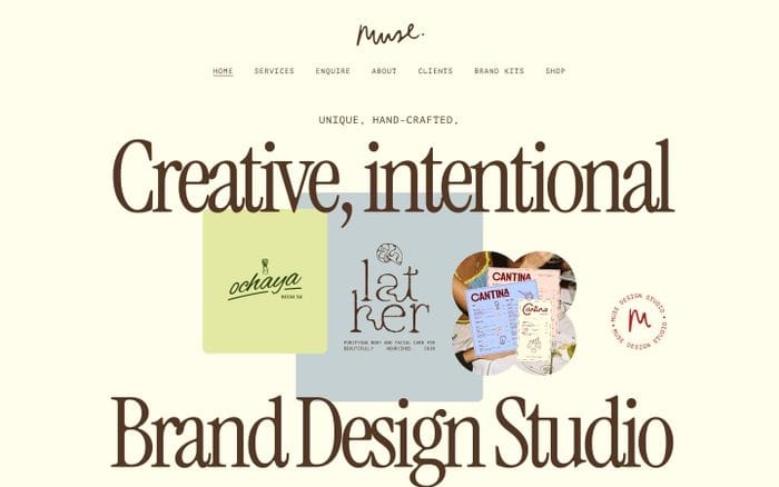 Muse Design Studio website preview