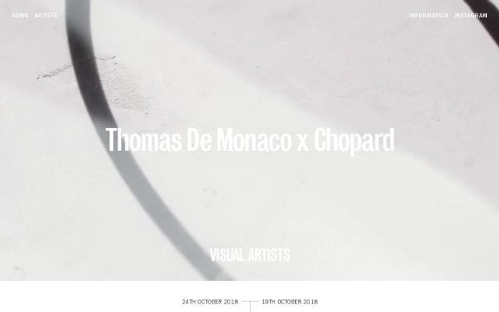 Visualartists website preview