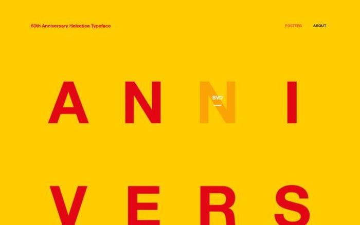 60helvetica website preview