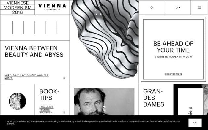 Viennesemodernism2018 website preview