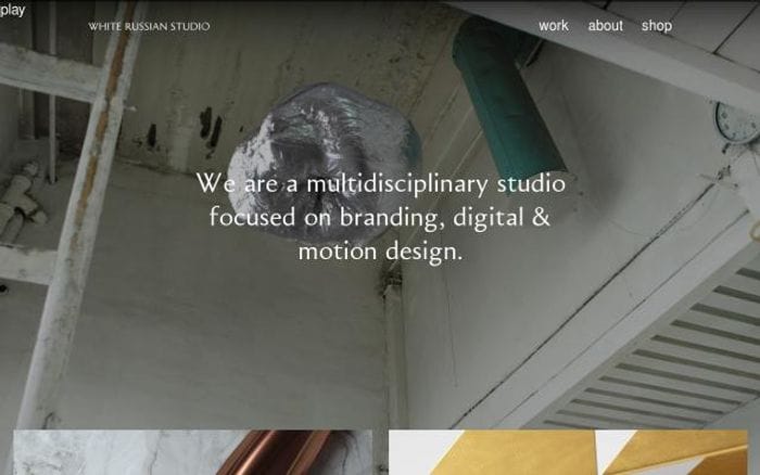Whiterussianstudio website preview