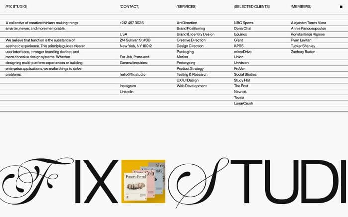 Fix Studio website preview