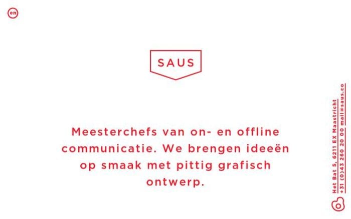 Saus website preview