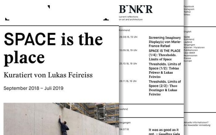 Bnkr website preview
