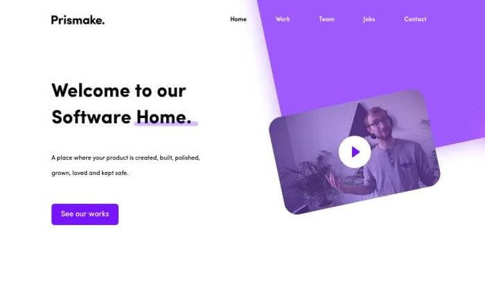 Prismake website preview