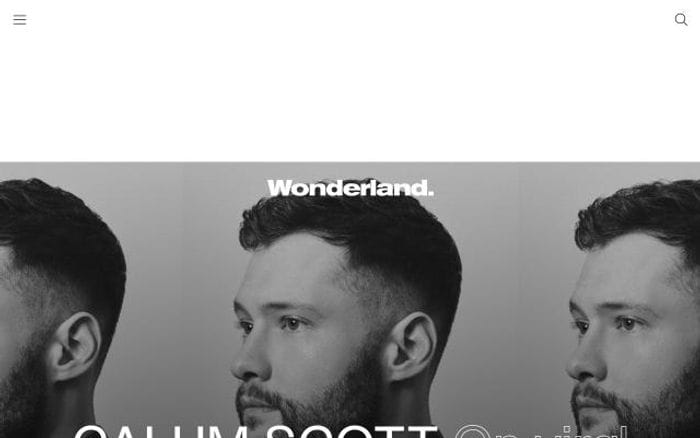 Wonderlandmagazine website preview