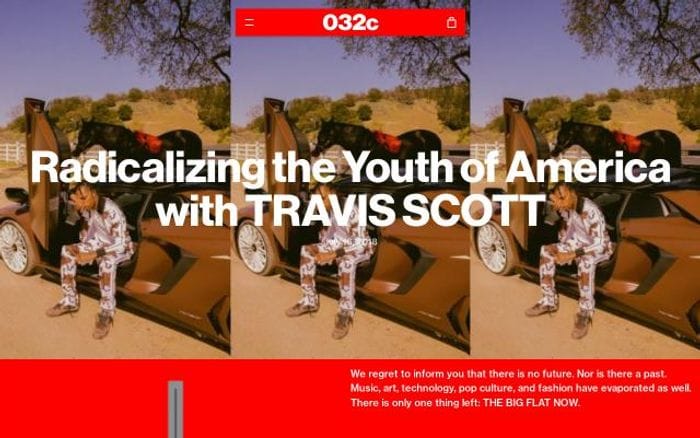 032c website preview