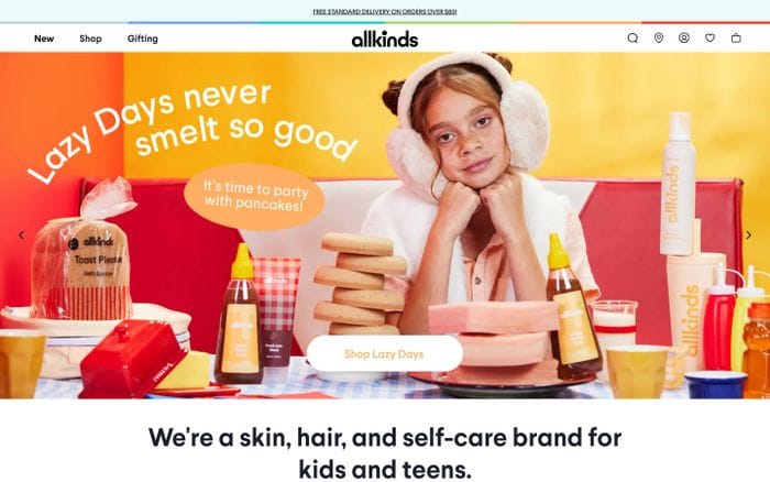 Allkinds website preview