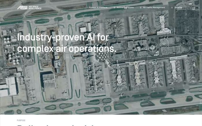 Air Space Intelligence website preview