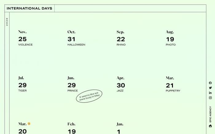 EPIC days website preview