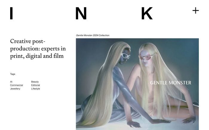 Ink-retouch website preview