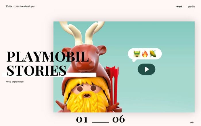 Katia Smet website preview