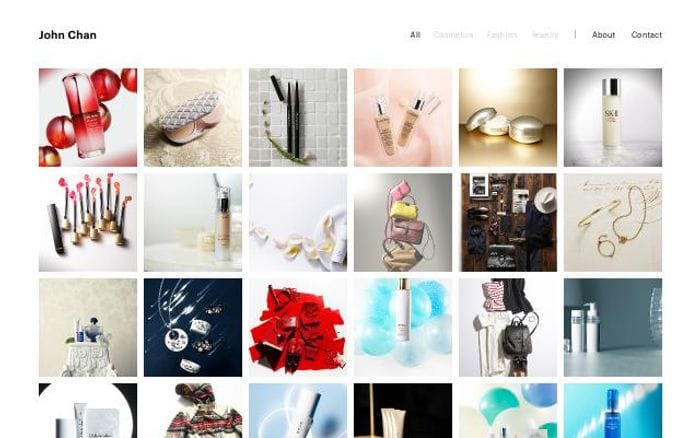 Johnchan website preview