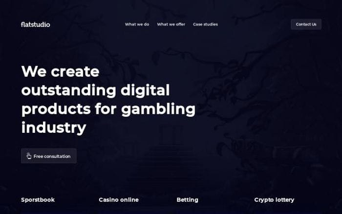Flatstudio website preview