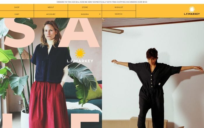 LF Markey website preview