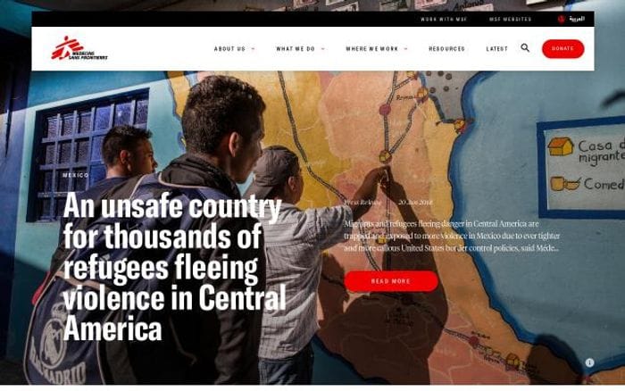 Msf website preview