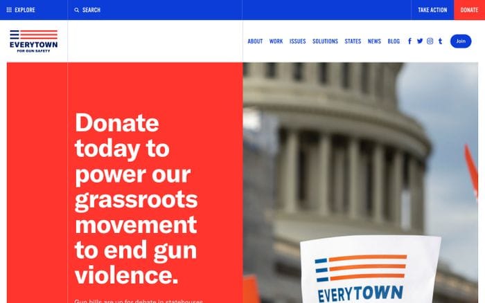 Everytown website preview