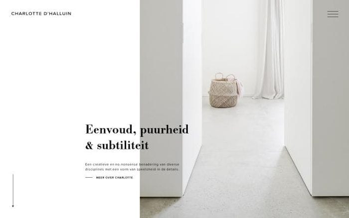 Charlottedhalluin website preview