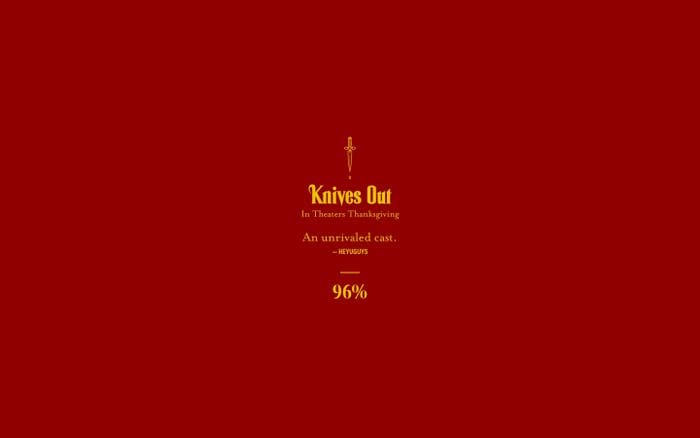 Knives Out website preview