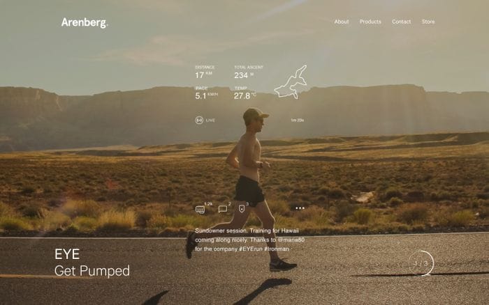 Arenberg website preview