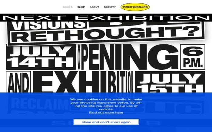 Publicpositions website preview