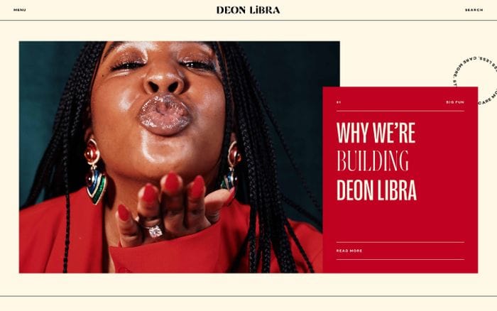 Deon Libra website preview