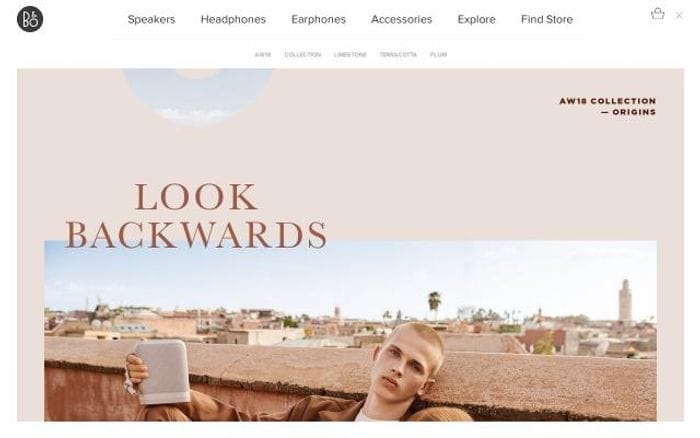 Beoplay website preview